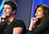 Simon Cowell and Paula Abdul on American Idol 3